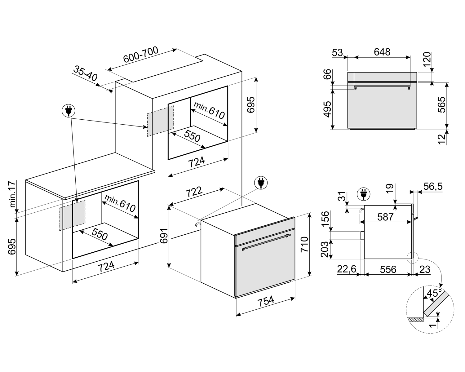 RANGE ESTUFA + HORNO 90 CM – REF: CPF36UGMX - Imagen 4